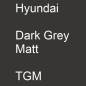 Preview: Hyundai, Dark Grey Matt, TGM.